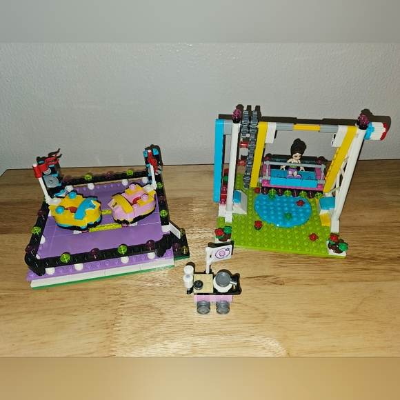 LEGO Friends Amusement Park Bumper Cars New | Mercari  Friends Amusement Park Bumper Cars